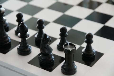 チェス盤と駒